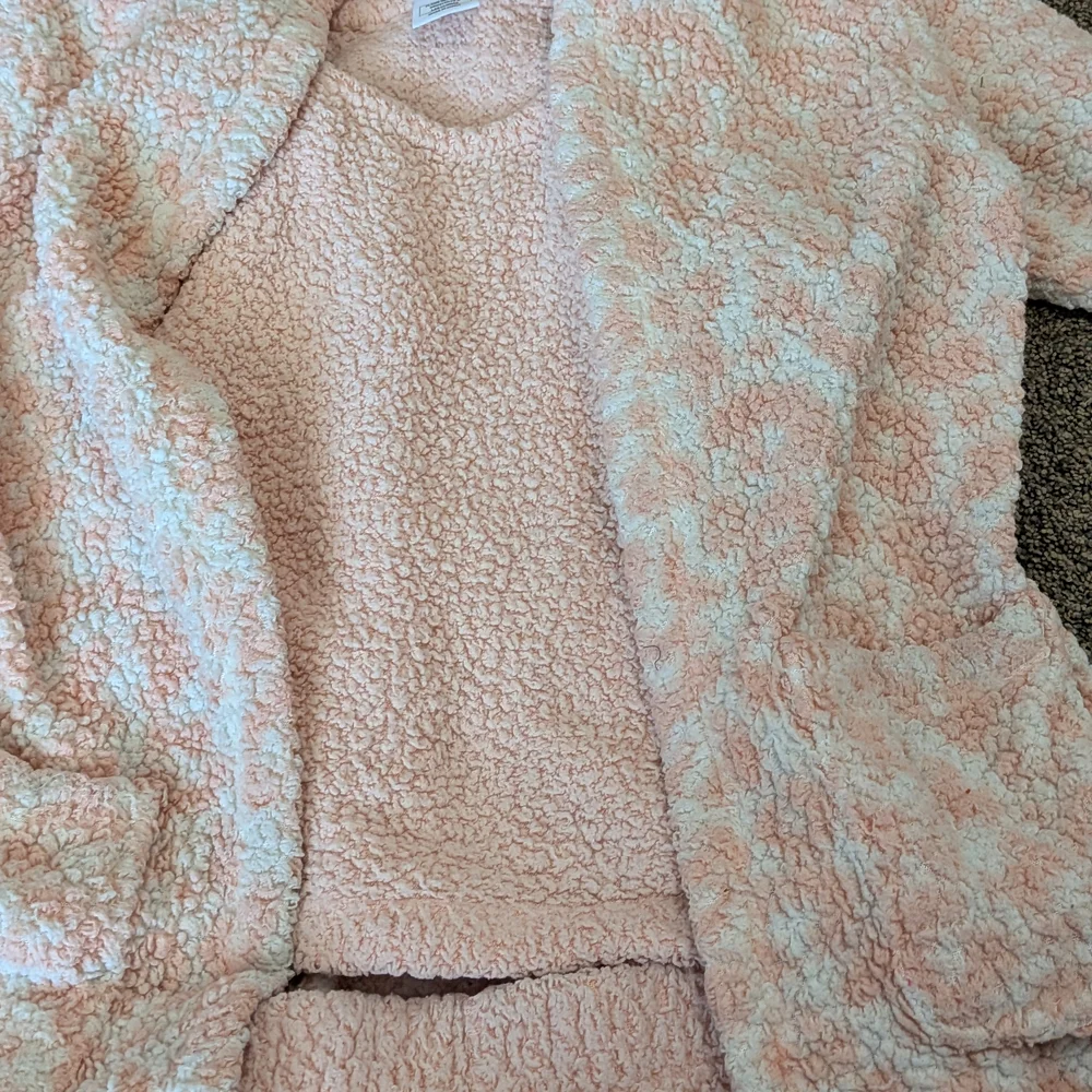 Art Class Pink and White Kids Pajama Set - Picture 2 of 14